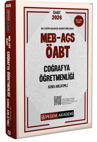2026 MEB AGS ÖABT Coğrafya Öğretmenliği Konu Anlatımlı