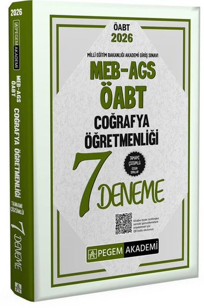 2026 MEB AGS ÖABT Coğrafya Öğretmenliği Tamamı Çözümlü 7 Deneme