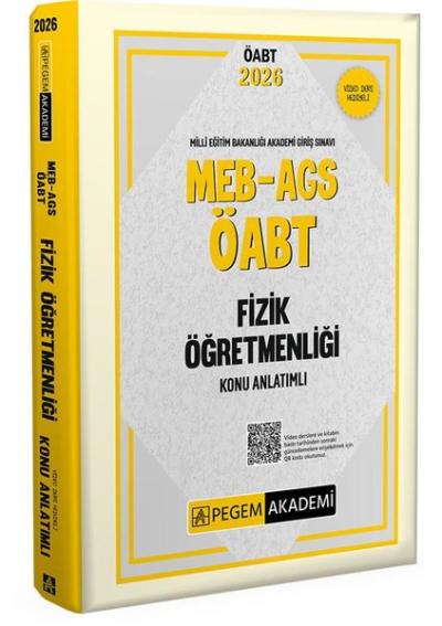 2026 MEB AGS ÖABT Fizik Öğretmenliği Konu Anlatımlı