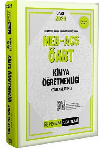 2026 MEB AGS ÖABT Kimya Öğretmenliği Konu Anlatımlı