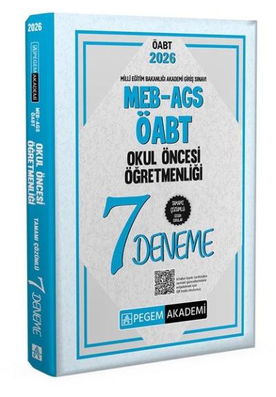 2026 MEB AGS ÖABT Okul Öncesi Öğretmenliği Tamamı Çözümlü 7 Deneme