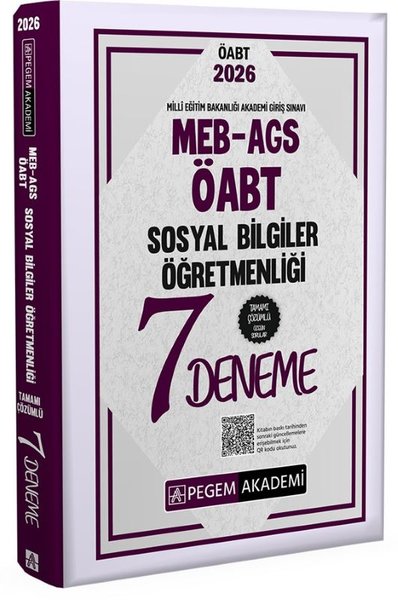 2026 MEB AGS ÖABT Sosyal Bilgiler Öğretmenliği Tamamı Çözümlü 7 Deneme