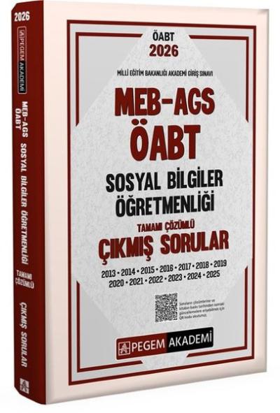 2026 MEB AGS ÖABT Sosyal Bilgiler Öğretmenliği Tamamı Çözümlü Çıkmış S