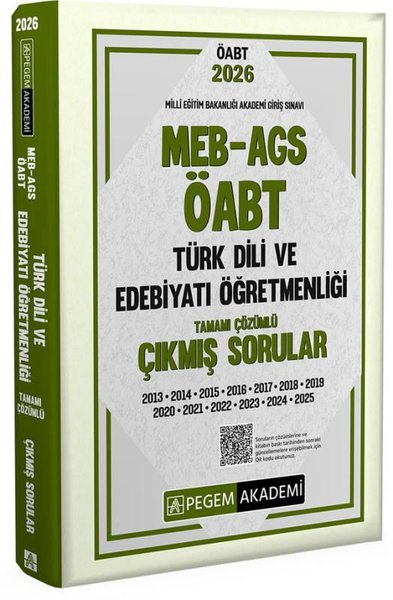 2026 MEB - AGS ÖABT Türk Dili ve Edebiyatı Öğretmenliği Tamamı Çözümlü Çıkmış Sorular