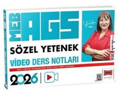 2026 MEB - AGS Öğretmen Adayları İçin Sözel Yetenek Video Ders Notları