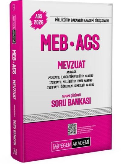 2026 MEB - AGS Soru Bankası Tamamı Çözümlü Mevzuat