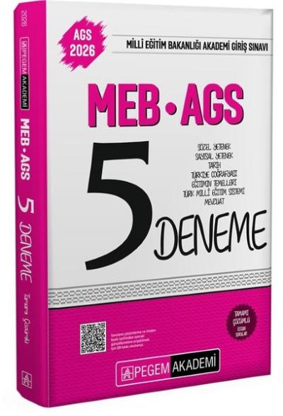 2026 MEB AGS Tamamı Çözümlü 5 Deneme Kolektif