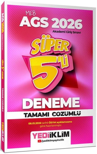 2026 MEB AGS Tamamı Çözümlü Süper 5'li Deneme Kolektif