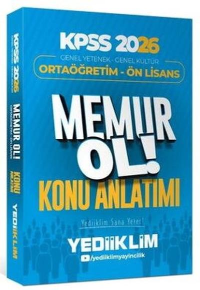 2026 Ortaöğretim - Önlisans Genel Kültür - Genel Yetenek Memur Konu An