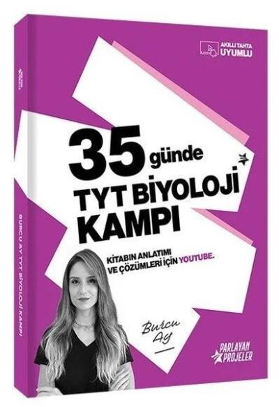 2026 YKS TYT 35 Günde Biyoloji Kampı - Burcu Ay Parlayan Projeler Burc