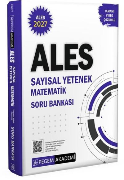2027 ALES Sayısal Yetenek Matematik Tamamı Video Çözümlü Soru Bankası