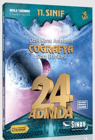 24 Adımda 11. Sınıf Özel Konu Anlatımlı Coğrafya Soru Bankası