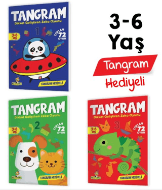 3-6 Yaş Tangram Dikkat Geliştirme Seti