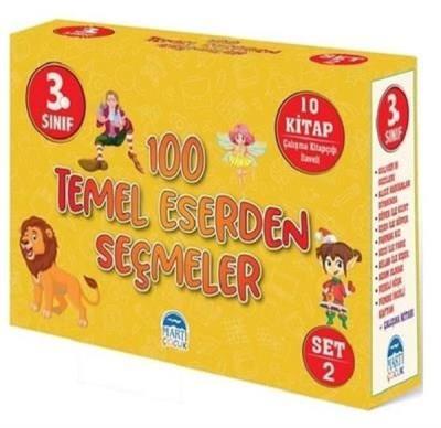 3.Sınıf 100 Temel Eserden Seçmeler Set 2-10 Kitap Takım Kolektif