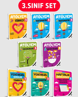 3. Sınıf Atölyem Set (8 Kitap)