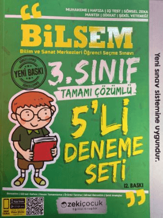 3. Sınıf Bilsem 5'li Deneme Seti