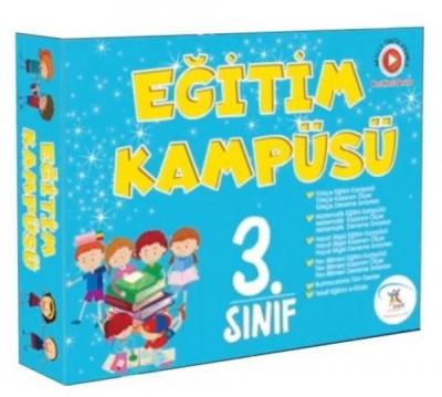 3.Sınıf Eğitim Kampüsü Seti - 4 Kitap Takım - Bulmaca Hediyeli