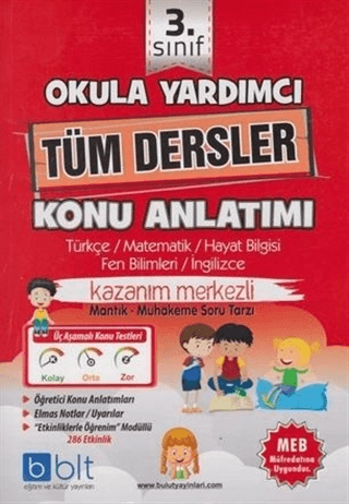 3. Sınıf Okula Yardımcı Tüm Dersler Konu Anlatımı