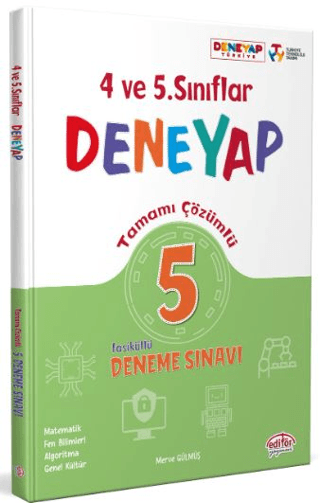 4 - 5. Sınıf Deneyap Tamamı Çözümlü 5 Deneme Sınavı