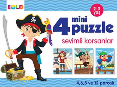 Sevimli Korsanlar - 4 Mini Puzzle