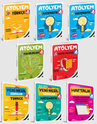 4. Sınıf Atölyem Set (8 Kitap)