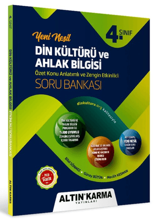 4. Sınıf Din Kültürü ve Ahlak Bilgisi Özet Konu Anlatımlı ve Zengin Etkinlikli Soru Bankası