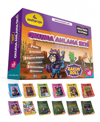 4. Sınıflar İçin Rakun Roll Okuma Anlama Seti