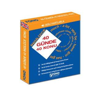 40 Günde 40 İngilizce Konu - Sesli Kartlarla