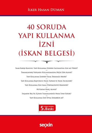 40 Soruda Yapı Kullanma İzni