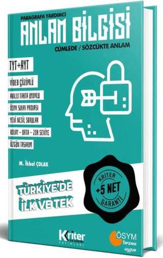 5 Net Garantili Anlam Bilgisi Yayınları
