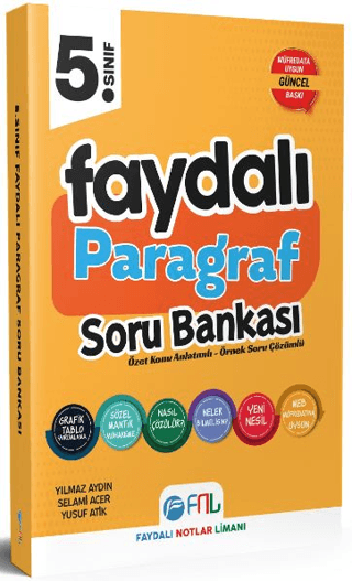 5. Sınıf Faydalı Paragraf Soru Bankası