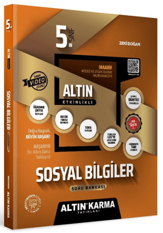 5. Sınıf Sosyal Bilgiler Altın Etkinlikli Kazanım Soru Bankası