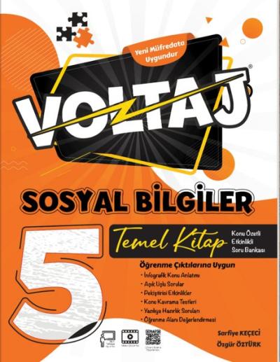 5.Sınıf Sosyal Bilgiler Voltaj Tk Temel Kitap Sarfiye Keçeci
