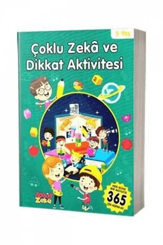 5 Yaş Çoklu Zeka ve Dikkat Aktivitesi - Yeşil Kitap