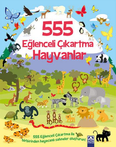 555 Eğlenceli Çıkartma - Hayvanlar Kolektif