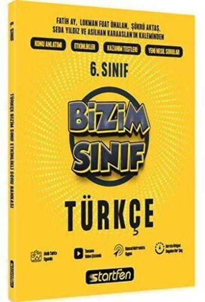 6. Sınıf Bizim Sınıf Türkçe Etkinlikli Soru Bankası