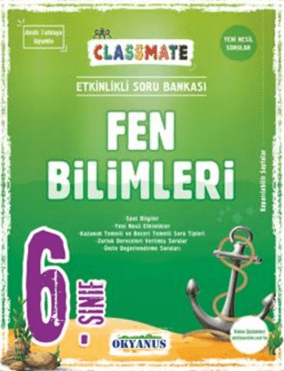 6. Sınıf Classmate Fen Bilimleri Soru Bankası