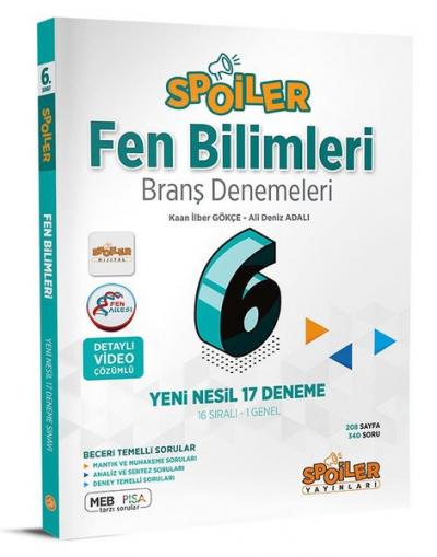 6.Sınıf Fen Bilimleri Branş Denemeleri