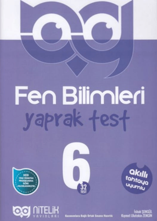 6. Sınıf Fen Bilimleri Yaprak Test