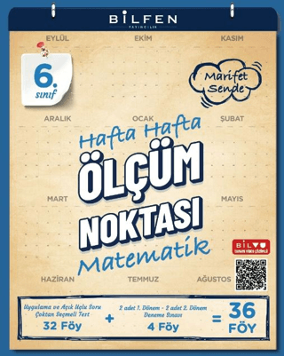 6. Sınıf Matematik Hafta Hafta Ölçüm Noktası