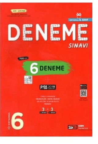 6. Sınıf PYBS 6 Deneme Sınavı