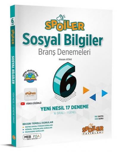 6.Sınıf Sosyal Bilgiler Branş Denemeleri