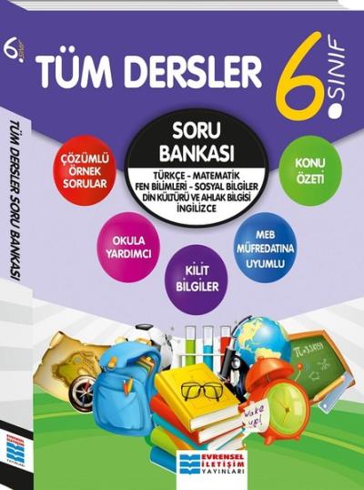 6.Sınıf Tüm Dersler Konu Özetli Soru Bankası