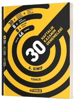 6. Sınıf Türkçe 30 Haftalık Kazanım Denemeleri