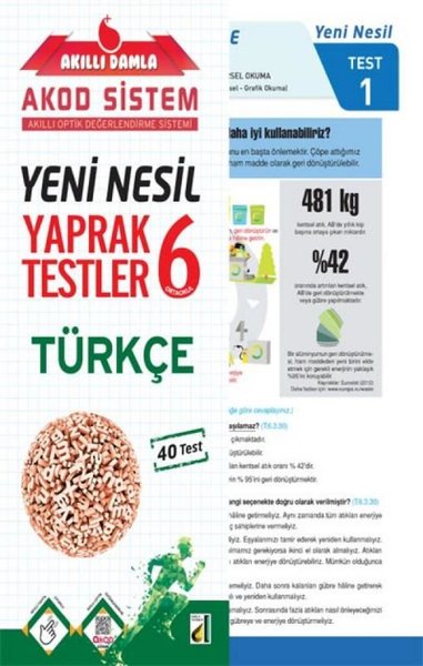 6.Sınıf Türkçe Yeni Nesil Yaprak Testler
