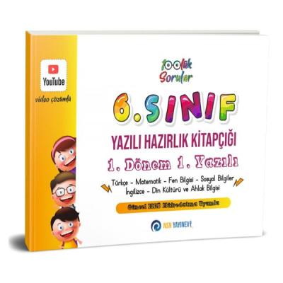 6. Sınıf Yazılı Hazırlık Kitapçığı 1. Dönem 1. Yazılı