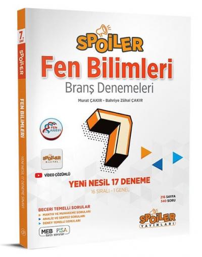 7.Sınıf Fen Bilimleri Branş Denemeleri