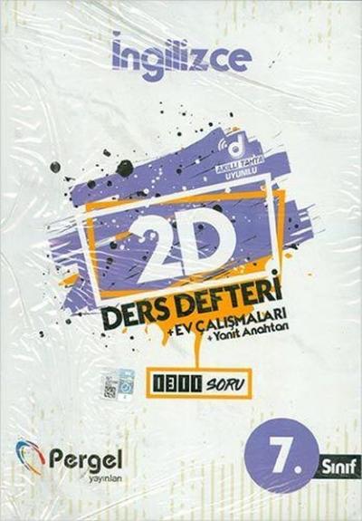 7.Sınıf İngilizce 2D Ders Defteri