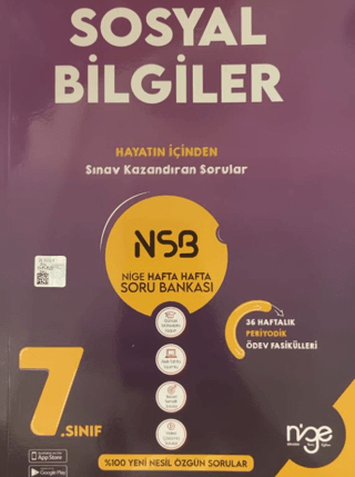 7. Sınıf Sosyal Bilgiler Hafta Hafta Soru Bankası