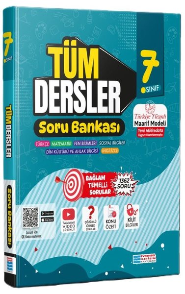7. Sınıf Tüm Dersler Konu Özetli Soru Bankası - Maarif Modeli Kolektif